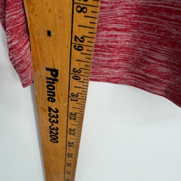 Lululemon Top Mens Large Metal Vent Tech Long Sleeve Red Workout Active Running - Picture 8 of 9